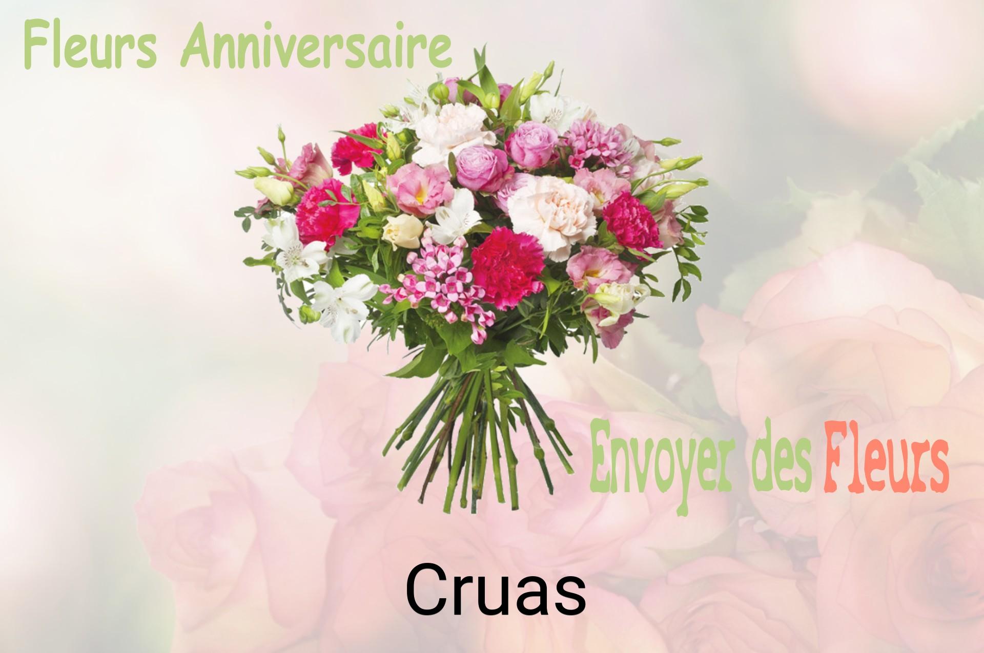 Bouquet de fleurs d’anniversaire livré à Cruas